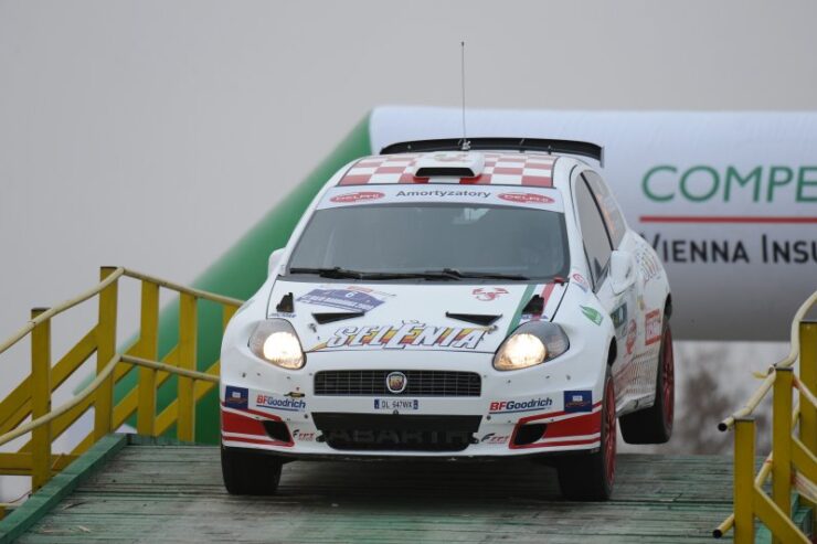 Luca Rossetti i Abarth Grande Punto