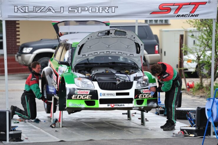 Załoga Skoda Castrol BP Rally Team