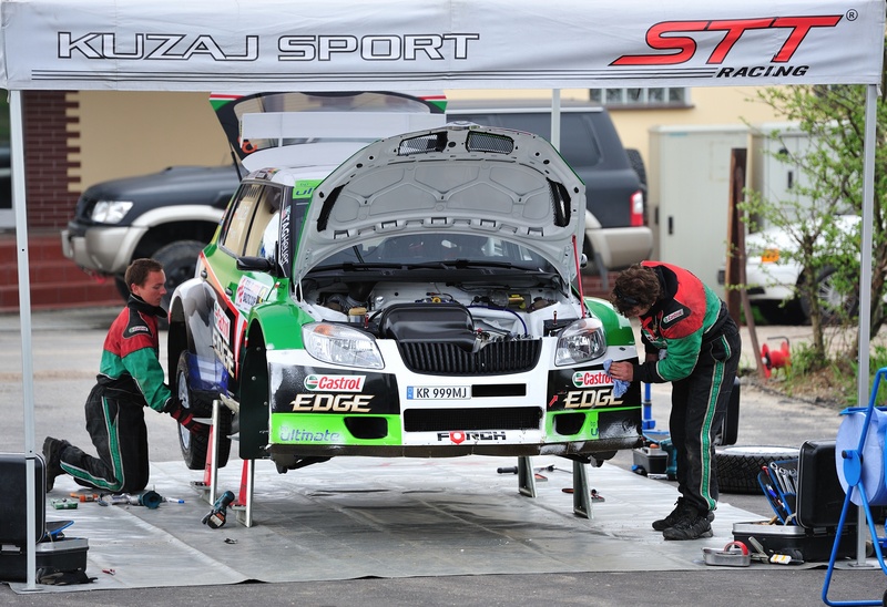 Załoga Skoda Castrol BP Rally Team