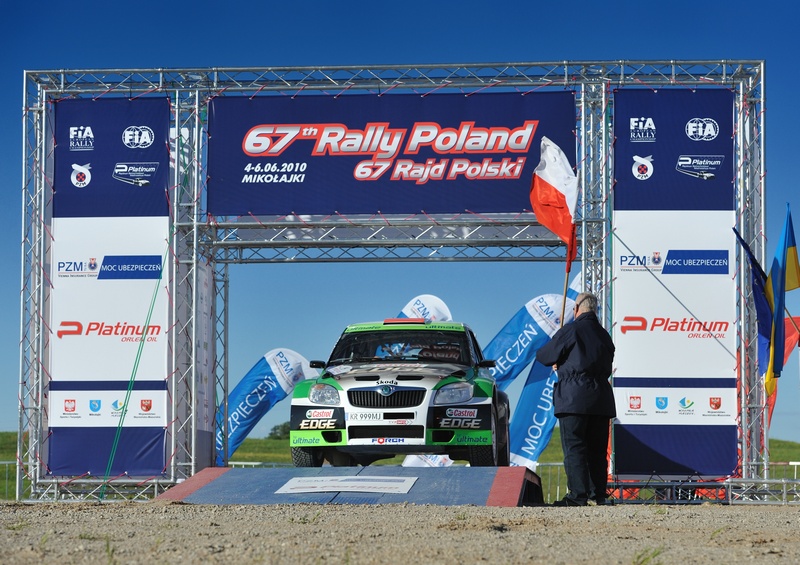 Pechowy Rajd Polski dla zespołu Skoda Castrol BP Rally Team