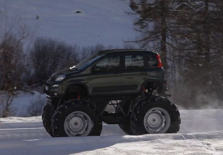 Fiat Panda w wersji Monster Truck