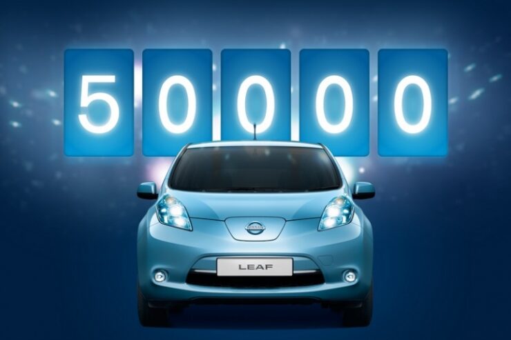 Nissan LEAF – 50 000 sprzedanych egzemplarzy