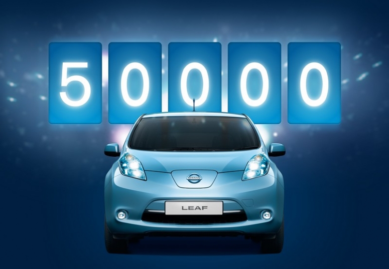 Nissan LEAF – 50 000 sprzedanych egzemplarzy
