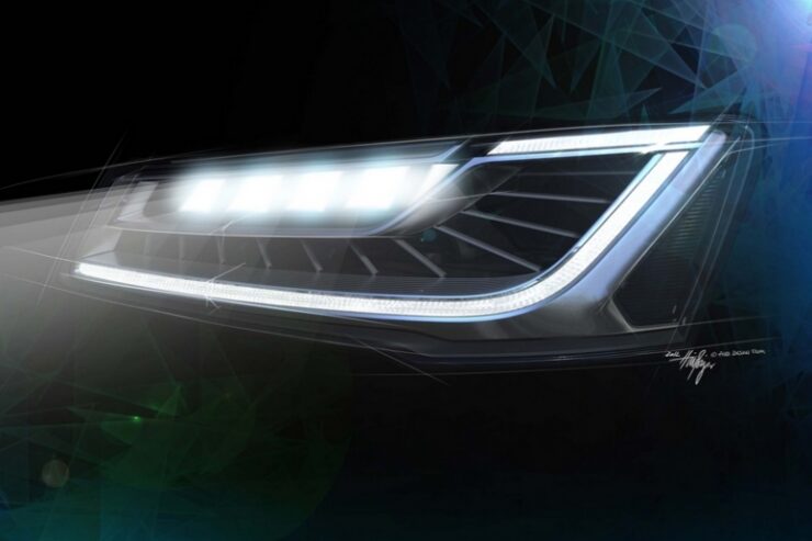 Nowe reflektory diodowe Audi Matrix