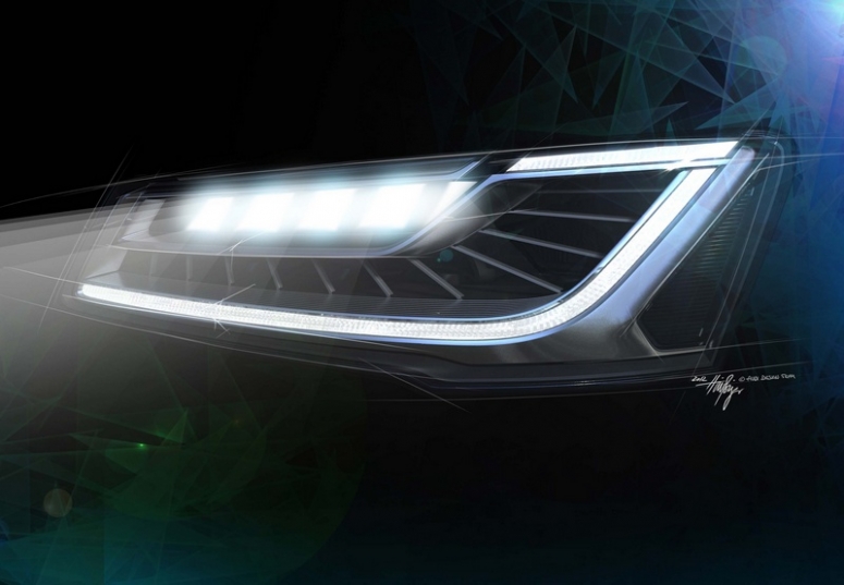 Nowe reflektory diodowe Audi Matrix