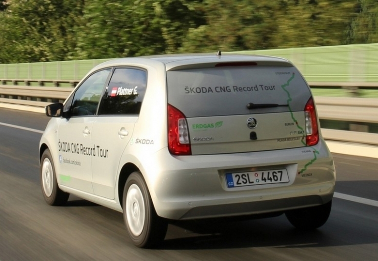 Światowy rekord SKODY Citigo CNG!