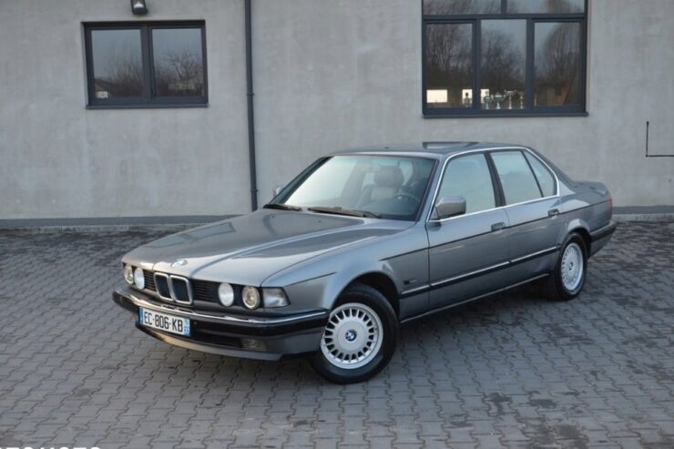 BMW Serii 7 E32 – dane techniczne, wymiary, silniki, spalanie, pojemność, ceny, opinie