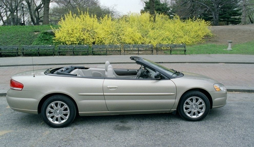 Chrysler Sebring II – dane techniczne, wymiary, silniki, spalanie, pojemność, ceny, opinie