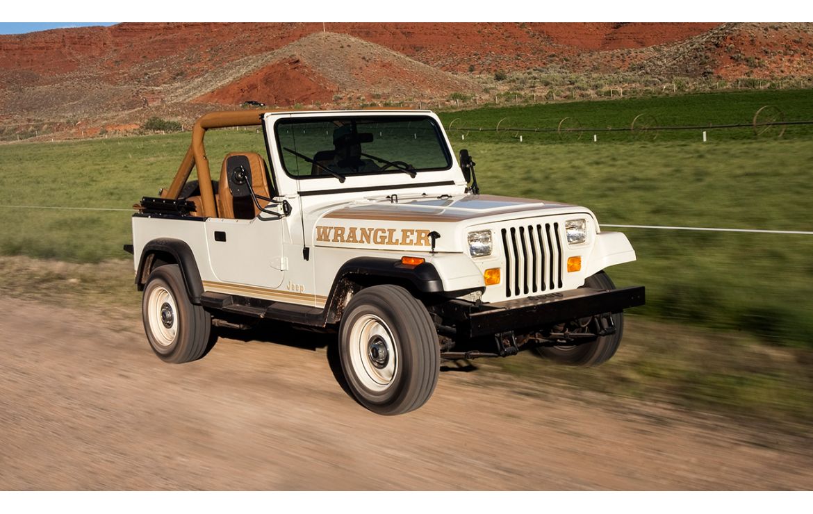 Jeep Wrangler YJ I — dane techniczne, wymiary, silniki, spalanie, pojemność, ceny, opinie