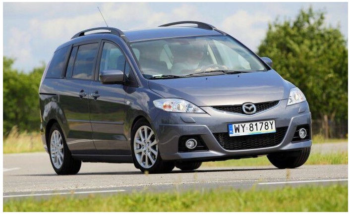 Mazda 5 I – dane techniczne, wymiary, silniki, spalanie, pojemność, ceny, opinie