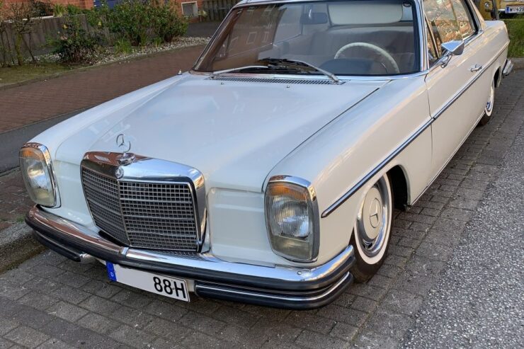 Mercedes Benz E W114 – dane techniczne, wymiary, silniki, spalanie, pojemność, ceny, opinie