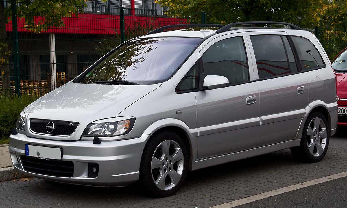 Opel Zafira A — dane techniczne, wymiary, silniki, spalanie, pojemność, ceny, opinie
