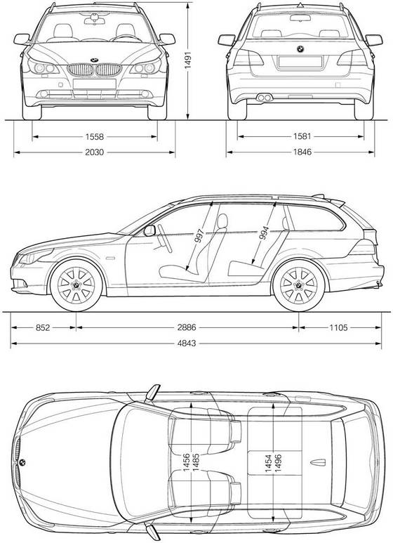 Trzecia generacja BMW serii 5 Touring
