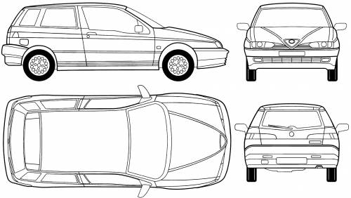 Alfa Romeo 145 - dane techniczne, wymiary, silniki, spalanie, pojemność, ceny, opinie