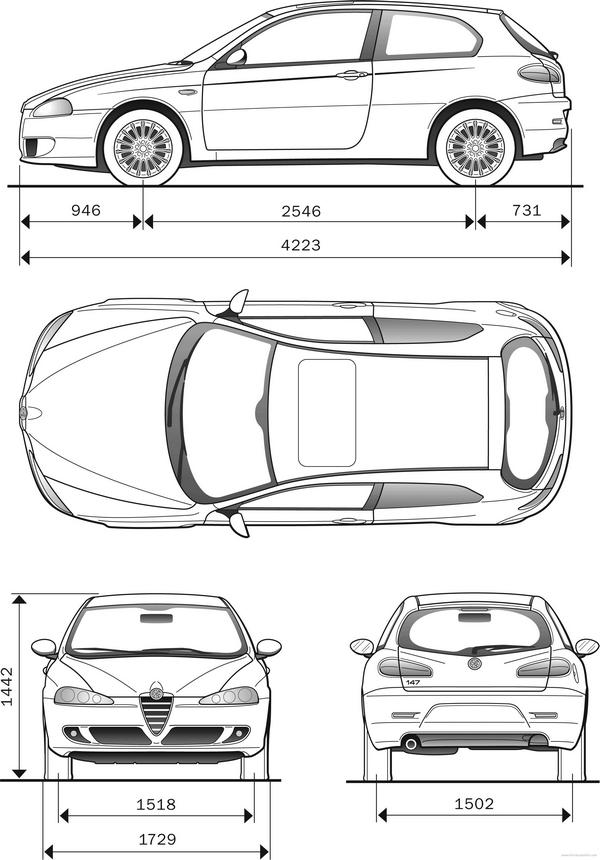 Alfa Romeo 147 - dane techniczne, wymiary, silniki, spalanie, pojemność, ceny, opinie