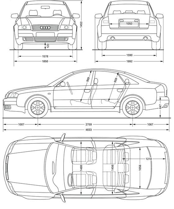 Audi A6 Avant C5 - dane techniczne, wymiary, silniki, spalanie, pojemność, ceny, opinie