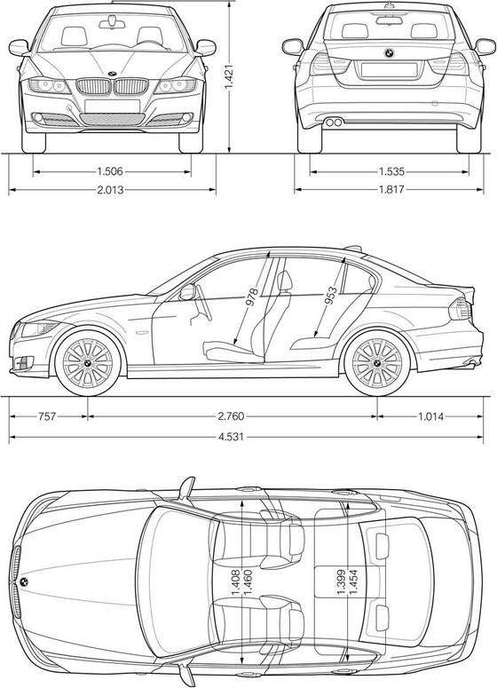 BMW Serii 3 E90 i E91- dane techniczne, wymiary, silniki, spalanie, pojemność, ceny, opinie