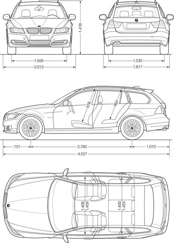 BMW Serii 3 E90 i E91- dane techniczne, wymiary, silniki, spalanie, pojemność, ceny, opinie