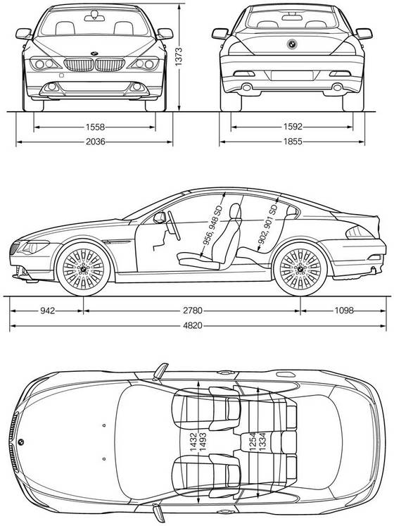 BMW Serii 6 - dane techniczne, wymiary, silniki, spalanie, pojemność, ceny, opinie