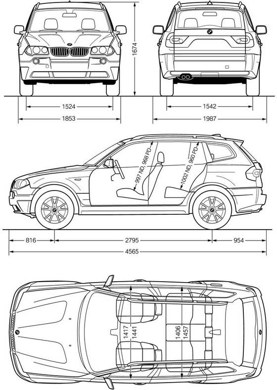 BMW X3 pierwszej generacji - dane techniczne, wymiary, silniki, spalanie, pojemność, ceny, opinie