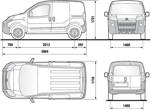Fiat Fiorino - dane techniczne, wymiary, silniki, spalanie, pojemność, ceny, opinie