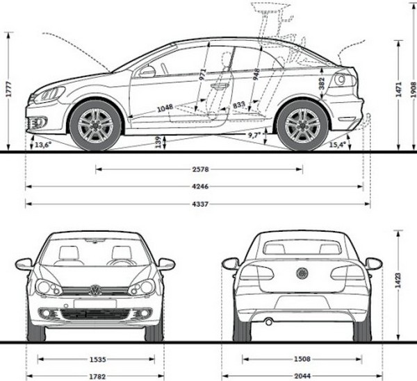 Nowy Golf Cabriolet - bezpieczeństwo